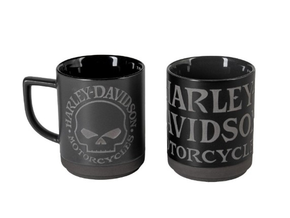 HDL-18646 H-D Willie G. Skull Becher-Set2