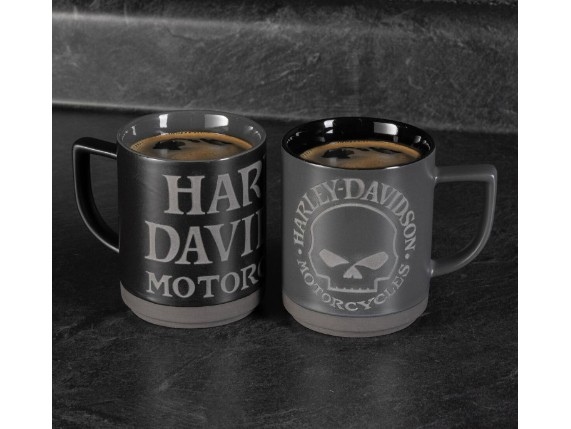 HDL-18646 H-D Willie G. Skull Becher-Set3