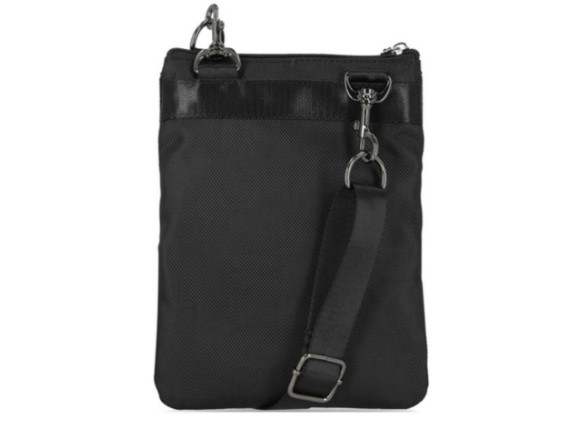MHW077-108 Damen-Umhängetasche aus Nylon mit Bar & Shield-Logo und verstellbarem Riemenb