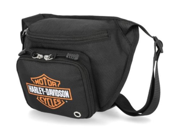 MHW078-108 Bar & Shield Logo Hip Bag