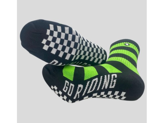 RC9608102 Racing LT Socks Green-Black d
