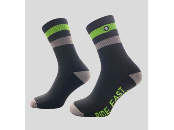 RC961052 Ride Fast Socks Green-Grey