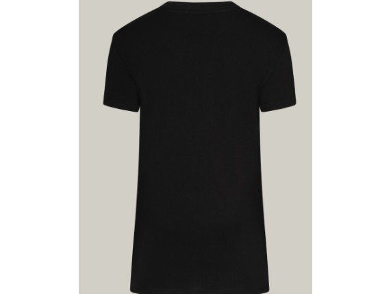 SHCE007 Glamour Skull, schwarzes rockiges T-Shirt  rs