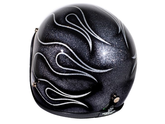 SLS-FLM14_70's Helmet Flames 2014 Back Left