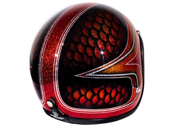 SLS-RFSC13_70's Helmet Red Fish Scal Back Right