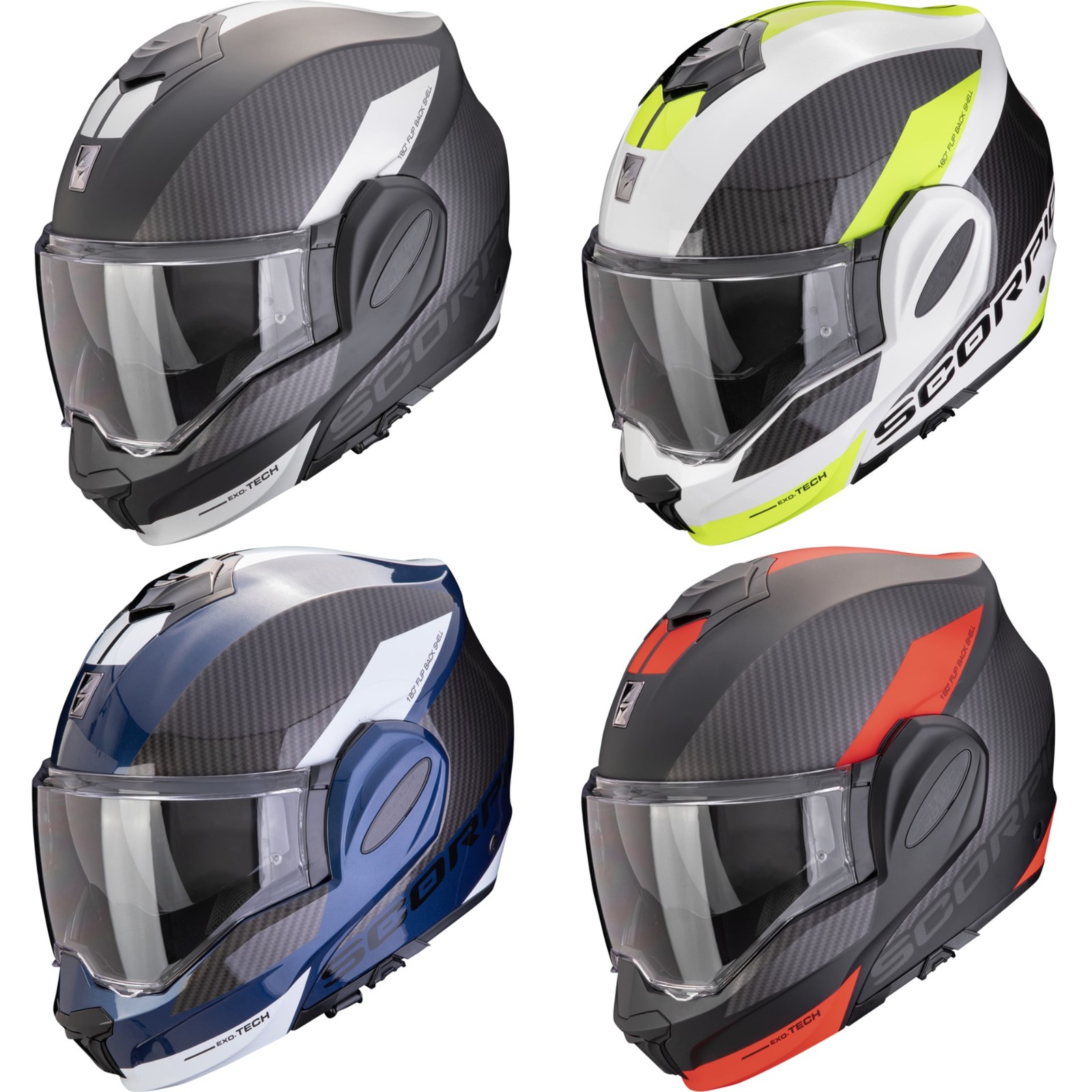 Scorpion EXO-Tech Evo Team Motorrad Klapphelm