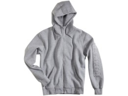 Hoodie Zip Light Grey