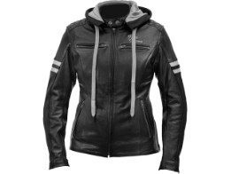 Damen Lederjacke Super Joyce Hooded (Gr. 52)