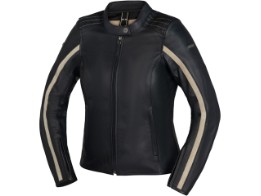 Damen Lederjacke Stripe