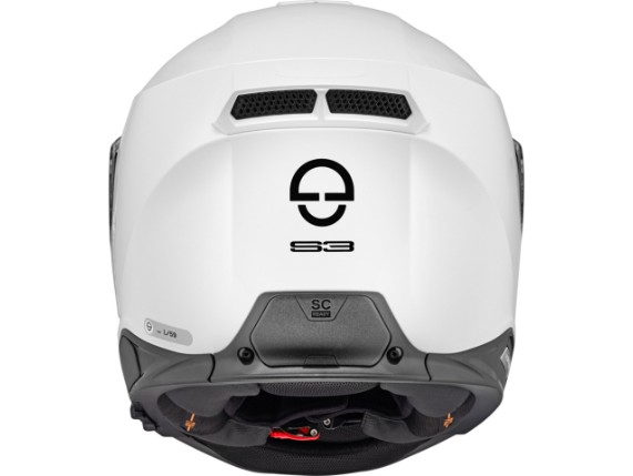 S3 Solid Glossy White Back