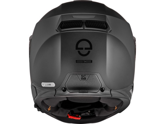 S3 Solid Matte Black Back
