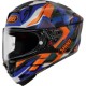 schwarz-orange-blau matt