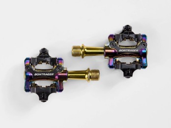 Bontrager Comp MTB-Pedalset SPD Gold/Purple