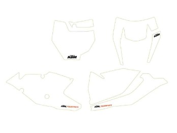 KTM Startnummernfelder