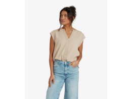 Hara Cap Sleeve Top Lady