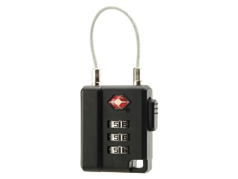 TSA Zahlenschloss mit Stahlseil