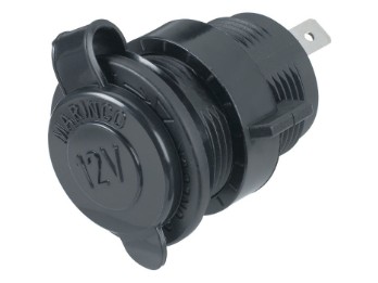 12 Volt-Steckdose und Installationsbausatz