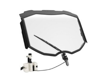 Glas-Windabweiser mit Scheibenwischer- und -waschanlagenpaket