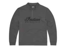 Sweatshirt Logo Headdress Quarter Zip Herren