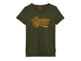 T-Shirt Mixed Embroidery Print Damen