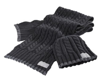 Mütze-Schal-Set Knitted Herren