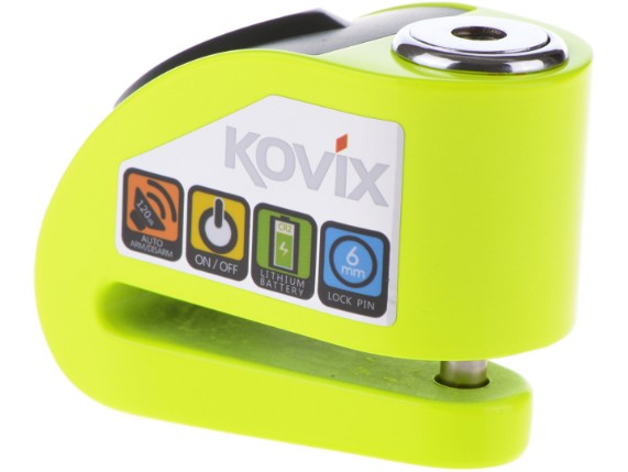 19020608, KOVIX KD6 FLUO GRÜN 6MM PIN ALARMBR