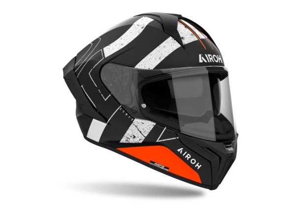 airoh helm matryx scope matt-schwarz weiß orange 2