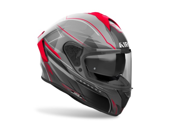 airoh helm spark 2 grau-matt schwarz rot 2
