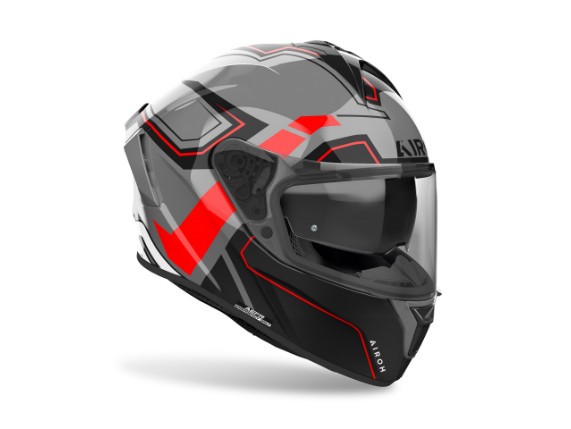 airoh helm spark 2 grau schwarz rot 2