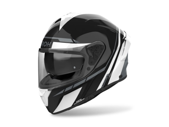 airoh helm spark 2 schwarz weiß 1