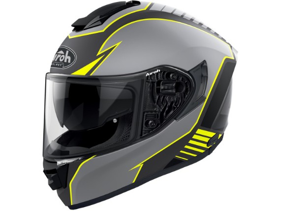 airoh helm st 501 grau schwarz gelb 1