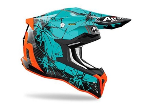 airoh helm strycker crack gloss 2