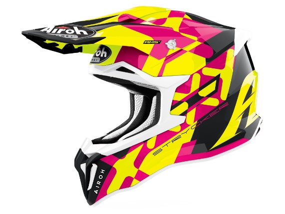 airoh helm strycker xxx pink gloss 1