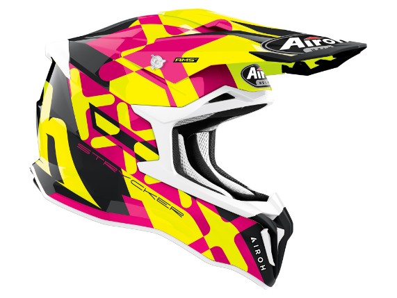 airoh helm strycker xxx pink gloss 2