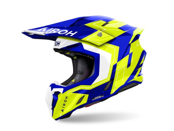 airoh helm twist 3 blau gelb-fluo weiß 1