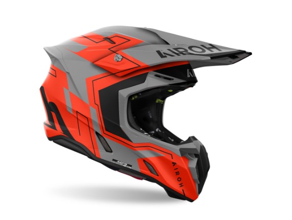 airoh helm twist 3 grau-matt orange-matt schwarz 2