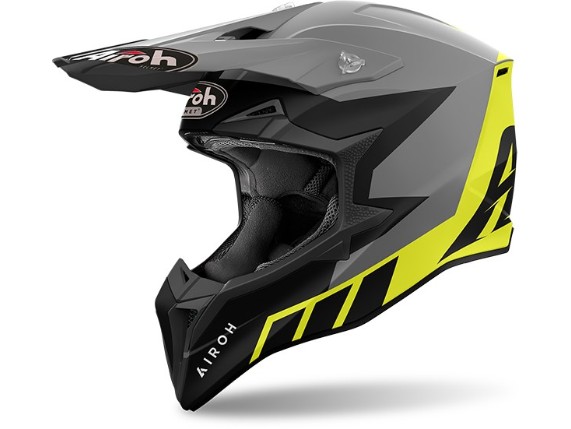 airoh helm wraaap grau gelb schwarz 2
