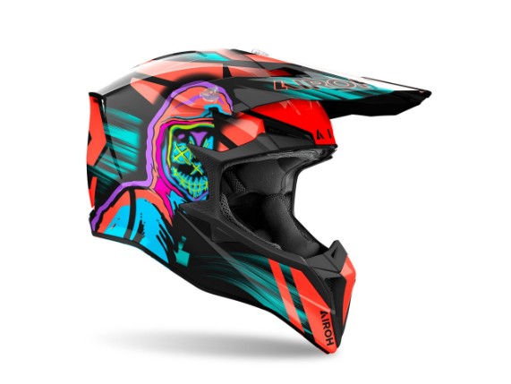 airoh helm wraaap schwarz blau rot grün pink 2