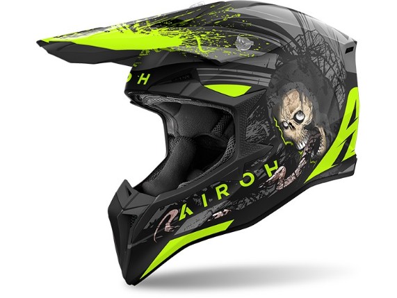 airoh helm wraaap schwarz grau grün 2