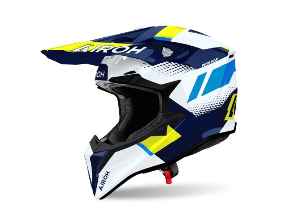 airoh helm wraaap weiß blau fluo-gelb 1