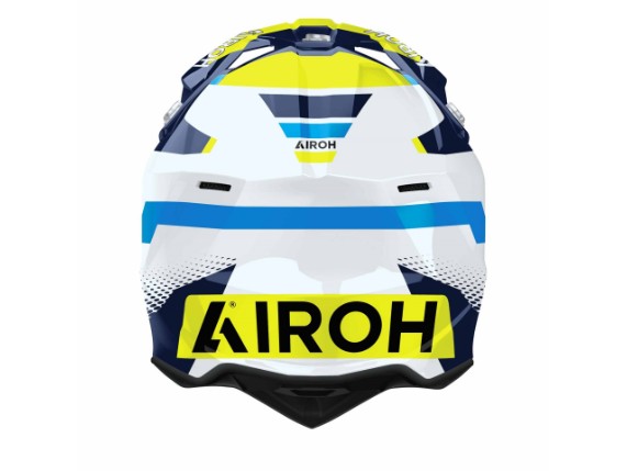 airoh helm wraaap weiß blau fluo-gelb 3
