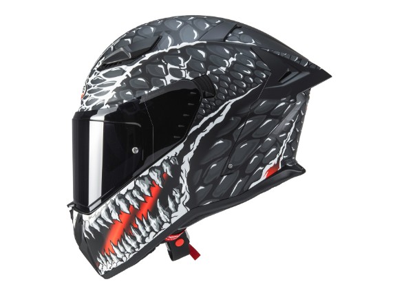 caberg helm drift evo II schwarz matt anthrazit rot 1