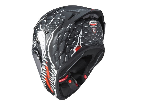 caberg helm drift evo II schwarz matt anthrazit rot 5