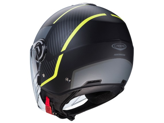 caberg helm riviera v4 x schwarz-matt anthrazit gelb-fluo 3