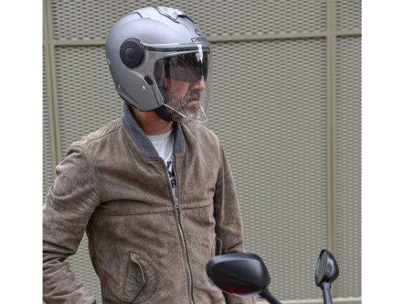 caberg helm soho gun-matt metallic 4