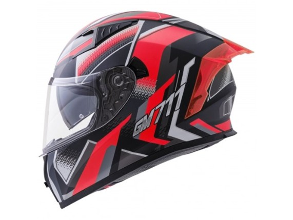 germot helm gm 711 schwarz-matt rot grau 2