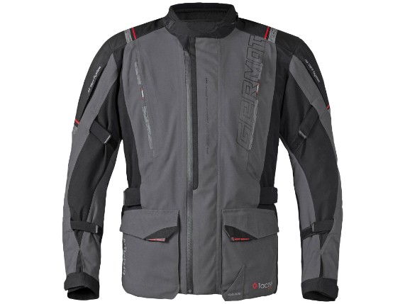 germot jacke amaruq herren anthrazit schwarz rot 1