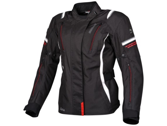 germot jacke aria damen schwarz rot weiß 1