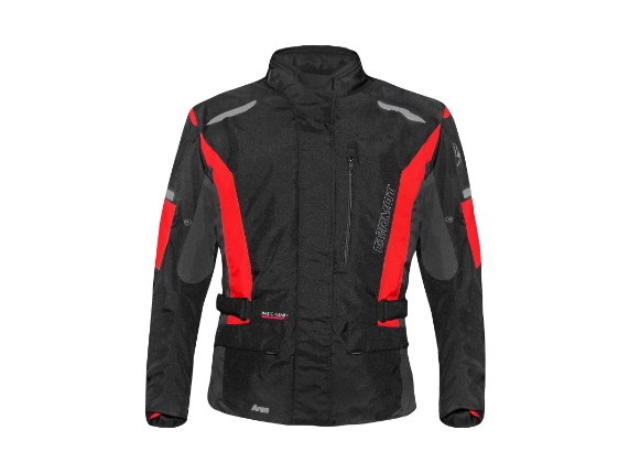 germot jacke aron junior schwarz rot