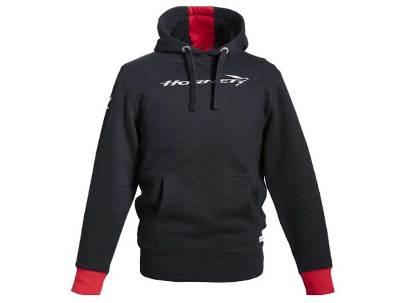 honda hoodie hornet schwarz rot 1